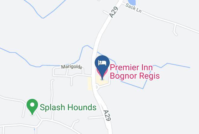 West Sussex - Premier Inn Bognor Regis Hotel Maps