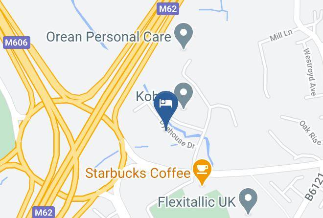 Kirklees - Premier Inn Bradford South Hotel Maps