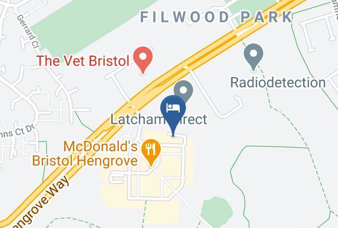 Bristol - Premier Inn Bristol South Hotel Maps