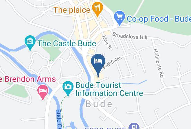 Premier Inn Bude Hotel Map