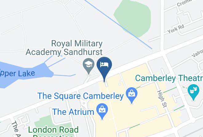 Surrey - Premier Inn Camberley Hotel Maps