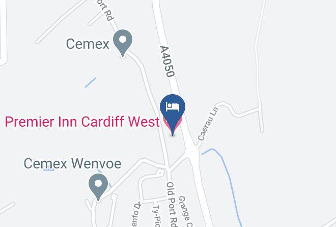 Vale Of Glamorgan - Premier Inn Cardiff West Hotel Maps