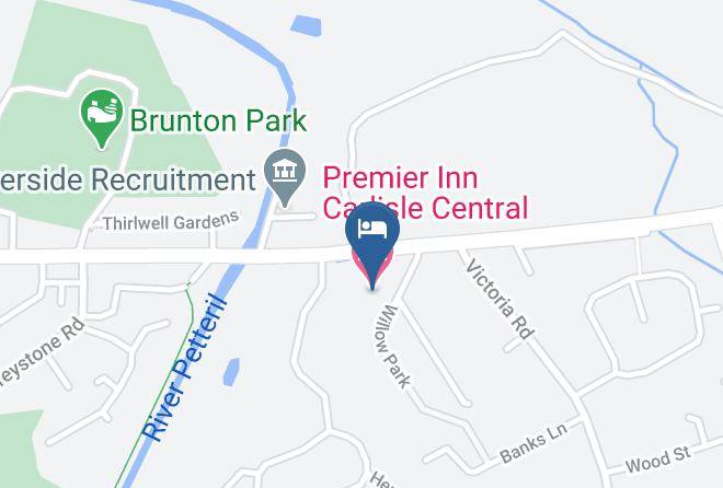 Cumbria - Premier Inn Carlisle Central Hotel Maps