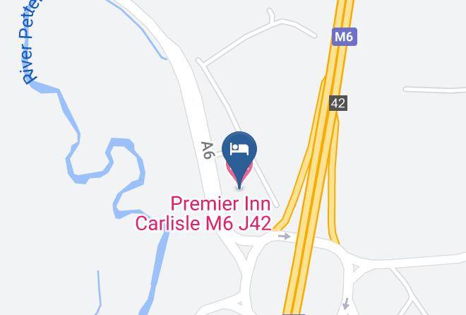 Premier Inn Carlisle M6 J42 Hotel Map