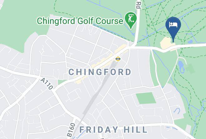 London - Premier Inn London Chingford Hotel Maps