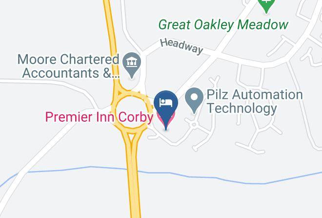 Northants - Premier Inn Corby Hotel Maps