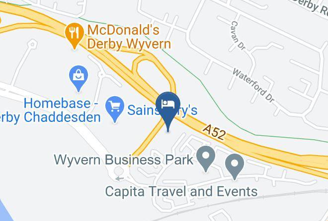 Derby City - Premier Inn Derby East Maps