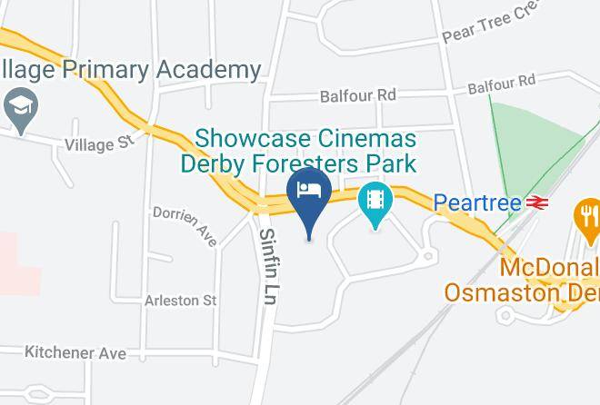 Derby City - Premier Inn Derby South Hotel Maps