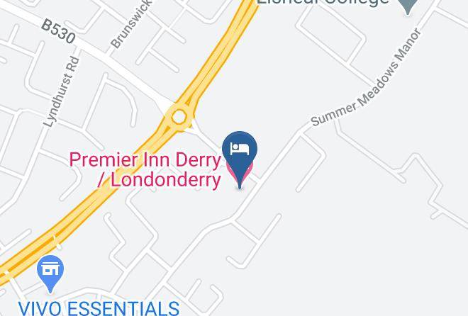 Derry Strabane - Premier Inn Derry Londonderry Hotel Maps