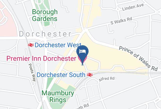 Dorset - Premier Inn Dorchester Hotel Maps