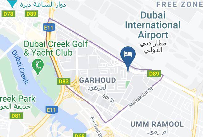 Dubai - Premier Inn Dubai International Airport Hotel Maps