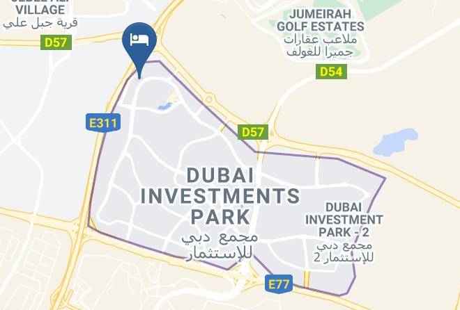 Dubai - Premier Inn Dubai Investments Park Maps