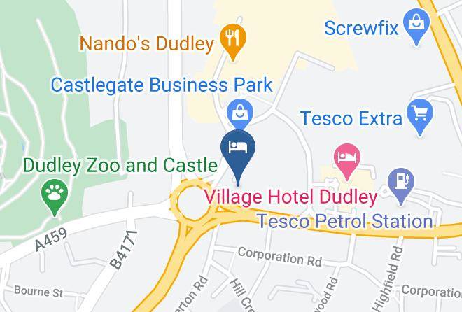 Dudley - Premier Inn Dudley Town Centre Hotel Maps