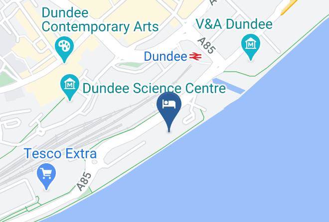 Dundee City - Premier Inn Dundee Centre Hotel Maps