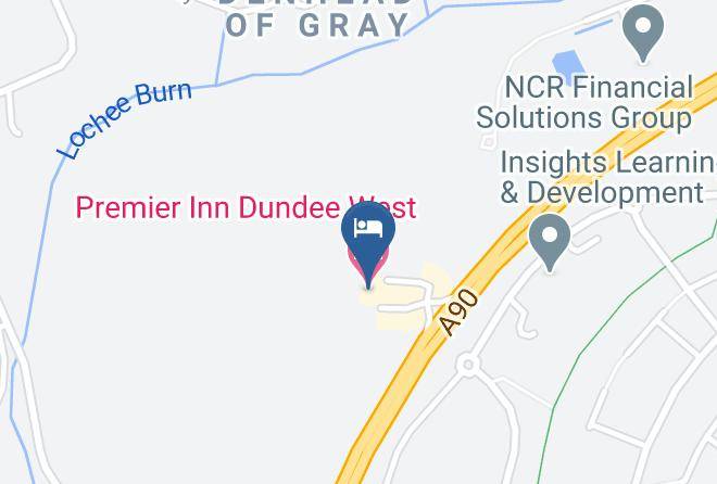 Dundee City - Premier Inn Dundee West Hotel Maps