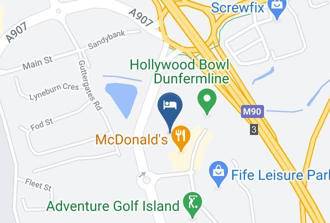 Fife - Premier Inn Dunfermline Hotel Maps