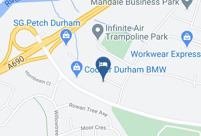 Durham - Premier Inn Durham East Hotel Maps