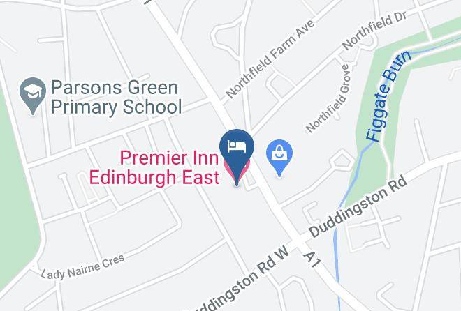 Edinburgh City - Premier Inn Edinburgh East Hotel Maps