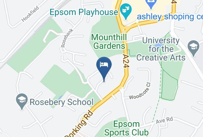 Surrey - Premier Inn Epsom Central Hotel Maps