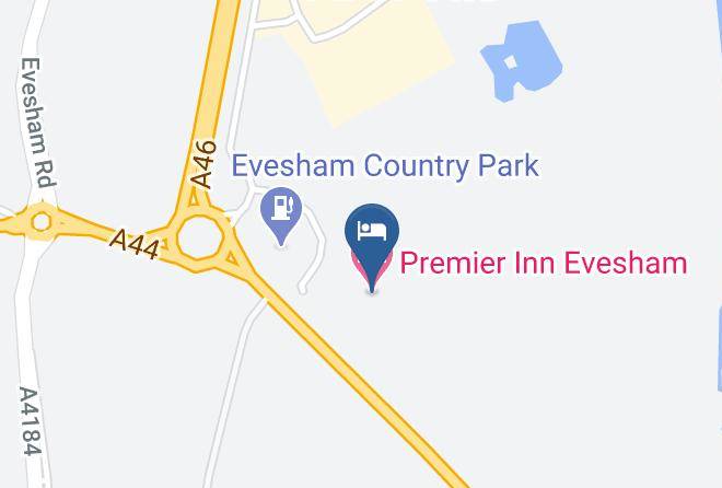 Worcs - Premier Inn Evesham Hotel Maps