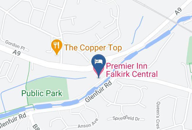 Falkirk - Premier Inn Falkirk Central Hotel Maps