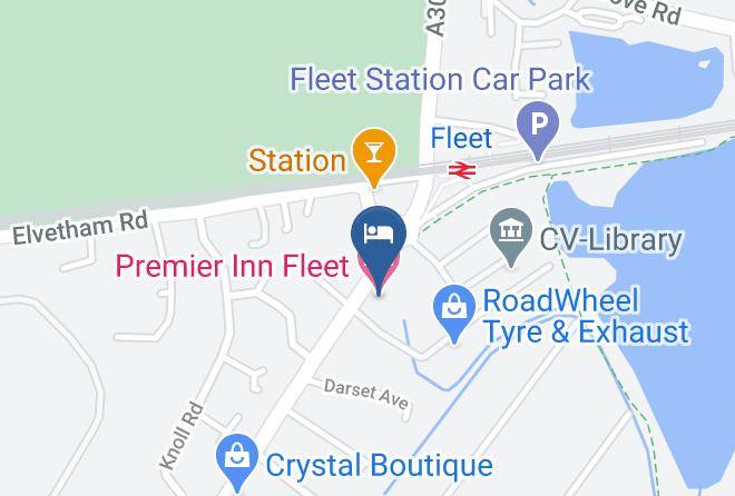 Premier Inn Fleet Hotel Map