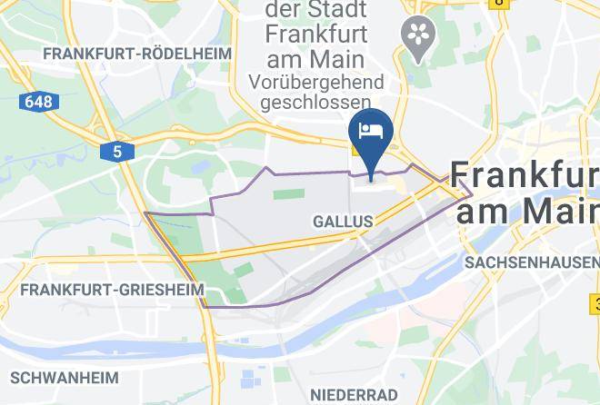 Frankfurt Am Main - Premier Inn Frankfurt Messe Maps