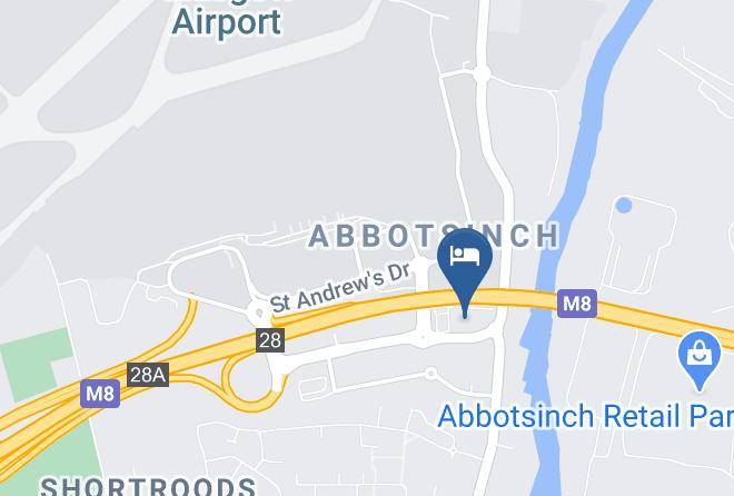 Renfrewshire - Premier Inn Glasgow Airport Hotel Maps