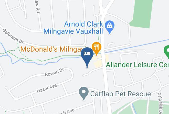 East Dunbartonshire - Premier Inn Glasgow Bearsden Hotel Maps