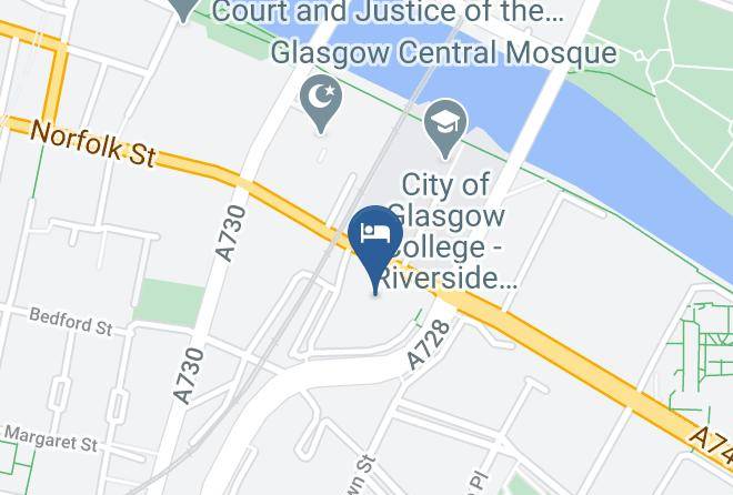 Glasgow City - Premier Inn Glasgow City Centre South Hotel Maps