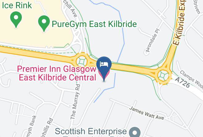 South Lanarkshire - Premier Inn Glasgow East Kilbride Central Hotel Maps