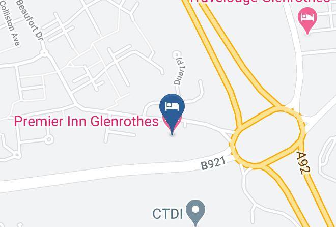 Fife - Premier Inn Glenrothes Hotel Maps