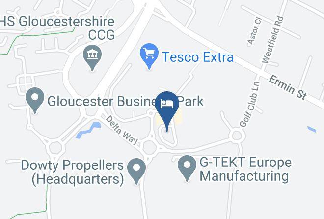 Glos - Premier Inn Gloucester Business Park Hotel Maps