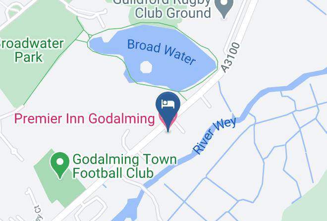 Surrey - Premier Inn Godalming Hotel Maps