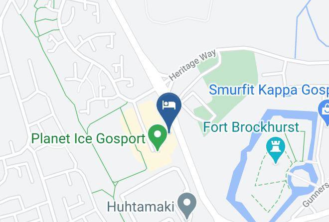 Hants - Premier Inn Gosport Hotel Maps
