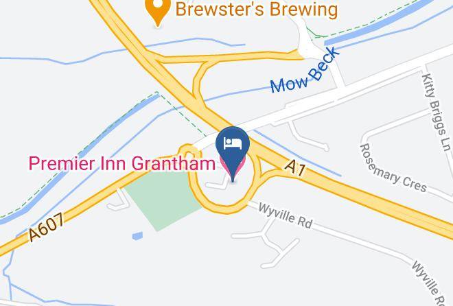 Lincs - Premier Inn Grantham Hotel Maps