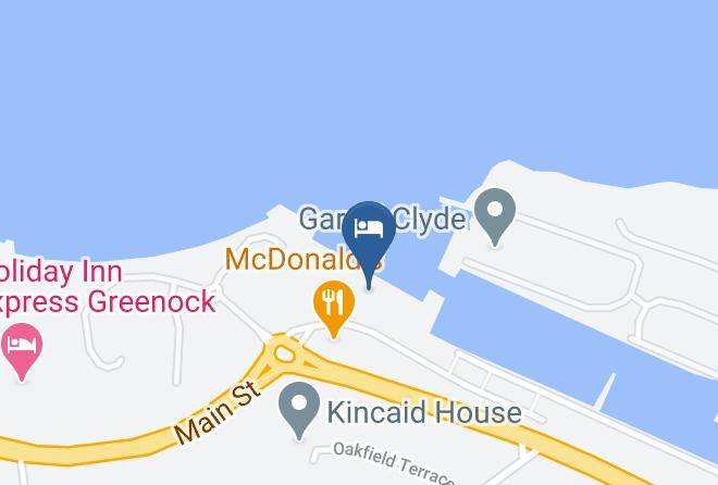Inverclyde - Premier Inn Greenock Hotel Maps