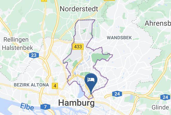 Stadt Hamburg - Premier Inn Hamburg City Alster Hotel Maps