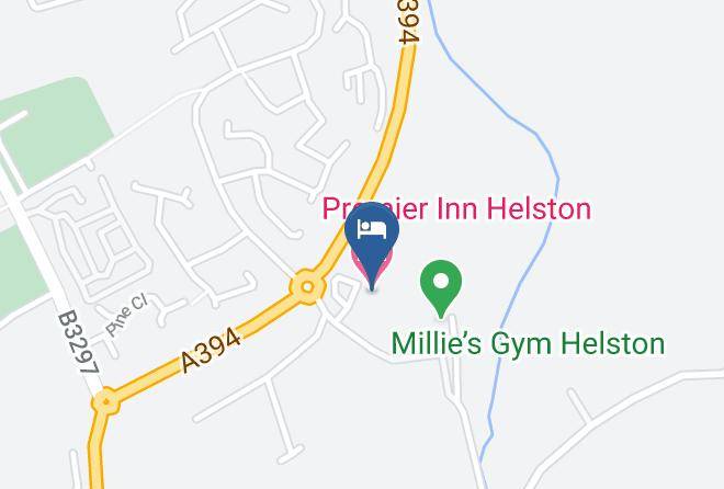 Cornwall - Premier Inn Helston Hotel Maps