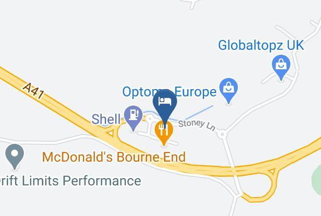 Herts - Premier Inn Hemel Hempstead West Hotel Maps