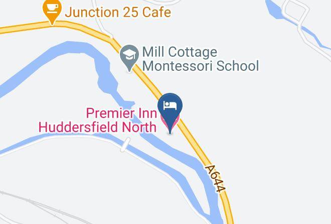 Calderdale - Premier Inn Huddersfield North Hotel Maps