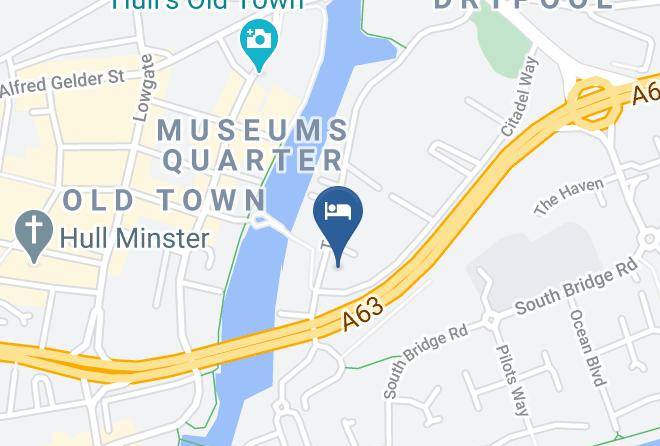 Kingston Upon Hull - Premier Inn Hull City Centre Hotel Maps
