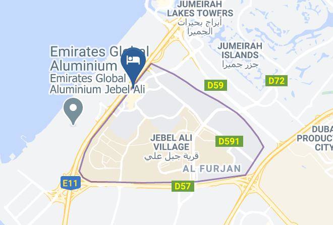 Premier Inn Ibn Battuta Hotel Map