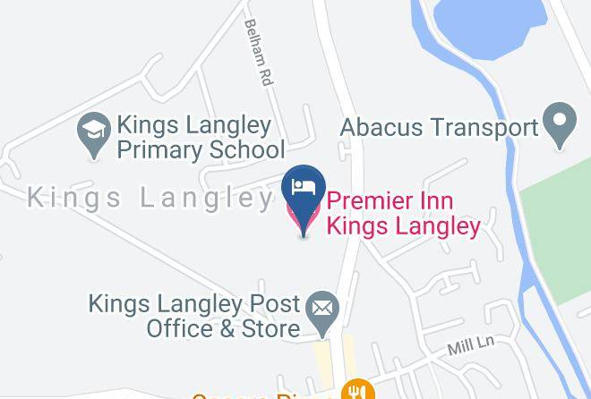 Herts - Premier Inn Kings Langley Hotel Maps