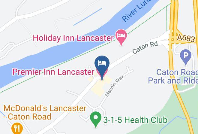 Lancs - Premier Inn Lancaster Hotel Maps