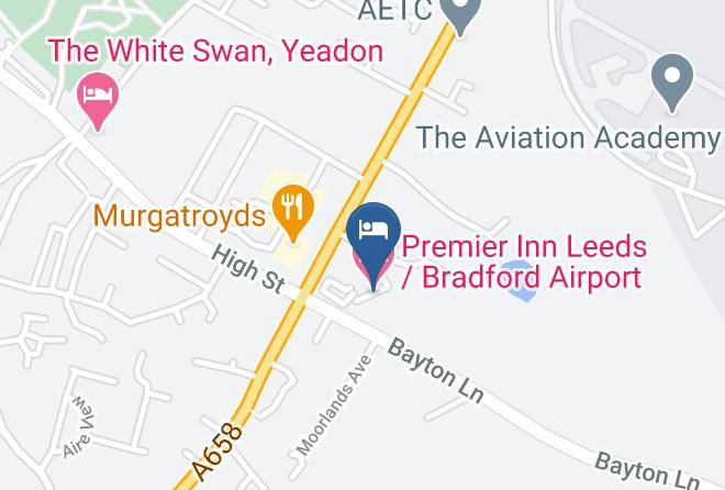 Leeds - Premier Inn Leeds Bradford Airport Hotel Maps