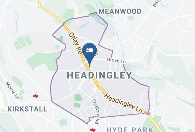 Leeds - Premier Inn Leeds Headingley Hotel Maps