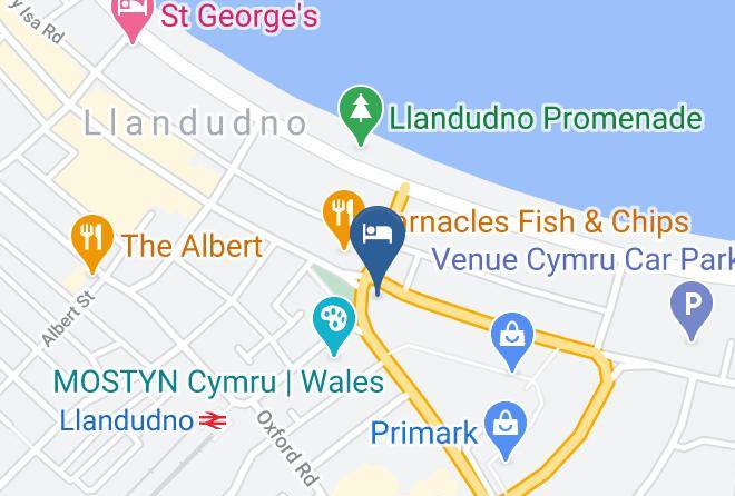 Conwy - Premier Inn Llandudno Town Centre Hotel Maps
