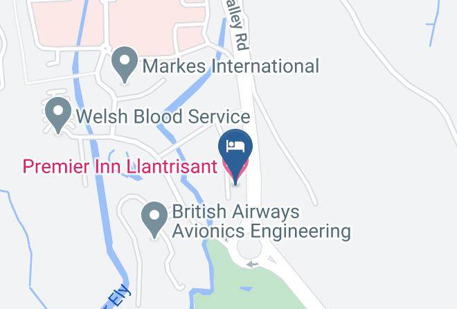 Rhondda Cynon Taff - Premier Inn Llantrisant Hotel Maps