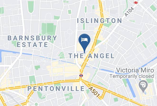 London - Premier Inn London Angel Islington Hotel Maps